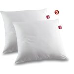 2 oreillers anti-acariens - 60 x 60 cm