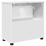 vidaXL Armoire de lavabo de salle de bain Blanc 60 x 30 x 60 cm