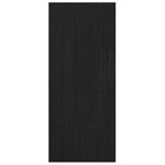 vidaXL Bibliothèque/Séparateur de pièce Noir 100x30x71 5 cm Pin massif