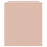 vidaXL Meuble TV rose 67x39x44 cm acier