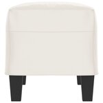 vidaXL Banc Beige 70x35x41 cm Tissu microfibre