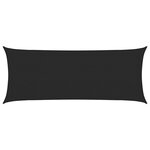 vidaXL Voile d'ombrage 160 g/m² Noir 2x4 5 m PEHD