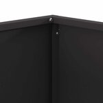 vidaXL Braise Noir 60 x 60 x 40 cm Acier