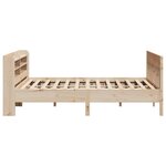 vidaXL Cadre de lit sans matelas 200x200 cm bois massif de pin