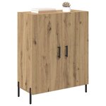 vidaXL Buffet Chêne artisanal 69 5 x 34 x 90 cm Bois d'ingénierie
