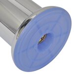 vidaXL Pieds ronds de canapé 8 Pièces Chrome 60 mm