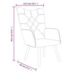 vidaXL Chaise de relaxation avec repose-pied Patchwork Tissu