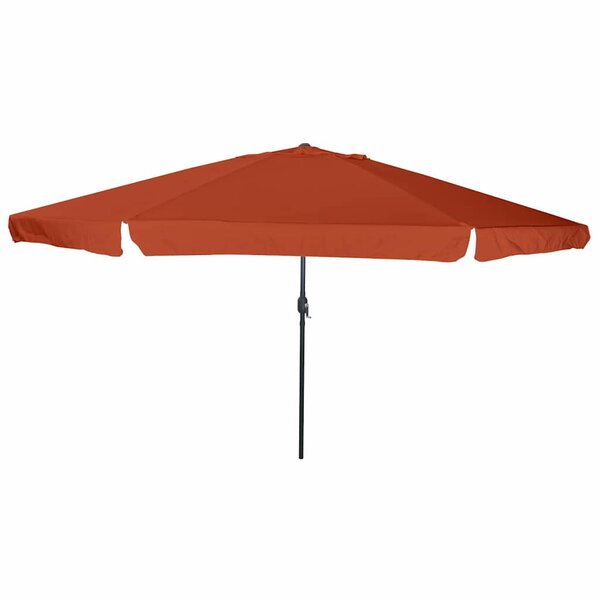 vidaXL Parasol de jardin Rouge  Noir 395 x 395 x 245 cm