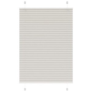 vidaXL Store plissé gris clair 85x100 cm largeur du tissu 84 4 cm