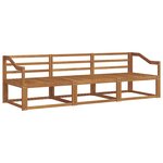 vidaXL Ensemble de canapés d'extérieur 3 pc Naturel