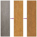 vidaXL Jardinière rouillé 120x80x40 cm acier inoxydable