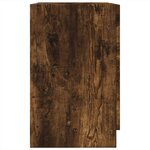 vidaXL Meuble d'évier chêne fumé 40x37x59 cm bois d'ingénierie