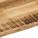 vidaXL Dessus de table bord vivant 90x60x3 8 cm bois de manguier brut