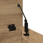 Boîte de rangement vidaXL en chêne fait main 40x42x46 cm en bois d'ingénierie