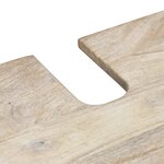 vidaXL Ensemble de mobilier de salle de bain avec étagère 2 Pièces Blanc