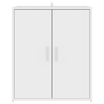vidaXL Armoire à chaussures Blanc 60x35x70 cm Bois d’ingénierie