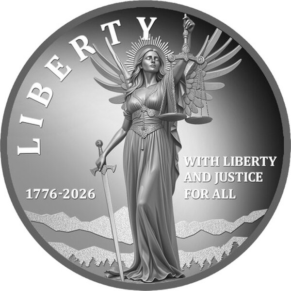 Monnaie WINGED LIBERTY 1 Oz Argent 2$ Niue 2026 (PRÉCOMMANDE)