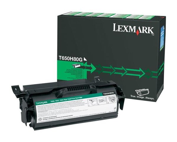 Cartouche de toner Originale T650H80G 25000 pages Noir LEXMARK