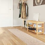vidaXL Coureur de Tapis MARSA Beige 50 x 400 cm Polyester et PVC