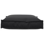vidaXL Coussin de palette pour siège noir 70 x 70 x 12 cm  tissu oxford.