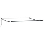 vidaXL Auvent Rétractable Noir 400 × 300 cm Polyester