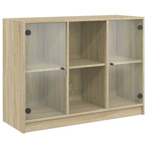 vidaXL Buffet chêne sonoma 102x37x75 5 cm bois d'ingénierie