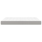 vidaXL Matelas de lit à ressorts ensachés Gris clair 140x200x20 cm