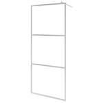 vidaXL Paroi de douche à l'italienne à verre ESG transparent 115x195cm
