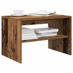vidaXL Meuble TV vieux bois 60x40x40 cm bois d'ingénierie