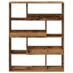 vidaXL Cloison de séparation vieux bois bois d'ingénierie