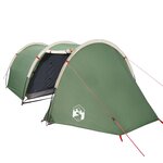 vidaXL Tente de camping tunnel 4 personnes vert imperméable