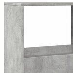 vidaXL Cloison de séparation gris béton 100x33x155 5cm bois ingénierie