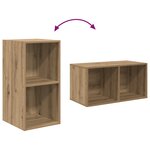 vidaXL Ensemble de meubles TV 4 Pièces chêne artisanal 37 x 37 x 72 cm