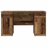 vidaXL Bureau Bois ancien 140 x 49 x 76 cm Bois d'ingénierie