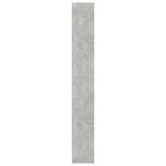 vidaXL Bibliothèque à 5 niveaux Gris béton 40x24x175cm Bois ingénierie