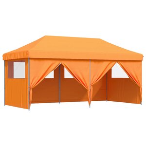vidaXL Tente de fête 292 x 580 x 315 cm Orange Tissu Oxford