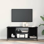 vidaXL Meuble TV Chêne noir 102 x 35 x 45 cm Bois d'ingénierie