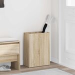 vidaXL Porte-parapluie avec rangement Chêne Sonoma 40 x 20 x 55 5 cm