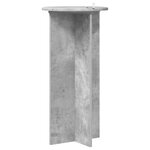 vidaXL Support de Plante 2 pièces Gris béton 40 x 40 x 80 cm