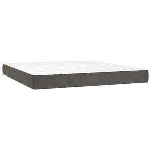 vidaXL Matelas de lit à ressorts ensachés 160x220x20 cm velours