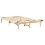 vidaXL Cadre de lit Marron Marron