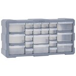 vidaXL Organisateur multi-tiroirs avec 22 tiroirs 49x16x25 5 cm