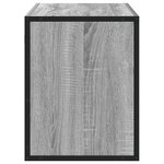 vidaXL Meuble TV sonoma gris 100x31x39 5 cm bois d'ingénierie et métal
