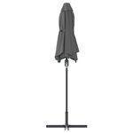 vidaXL Parasol de jardin Anthracite 380 x 196 x 235 cm