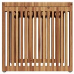 vidaXL Table d'appoint de jardin Marron 45 x 42 5 x 45 cm