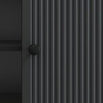 vidaXL Meuble TV Noir 150 x 31 x 50 cm Bois d’ingénierie