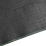 vidaXL Membrane anti-mauvaises herbes noir 1 5x100 m PP