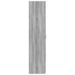 vidaXL Buffet haut sonoma gris 50x42 5x185 cm bois d'ingénierie