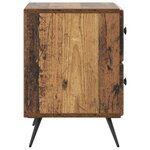 vidaXL Cabinet de chevet 2 pièces Bois ancien 43 x 34 5 x 47 5 cm