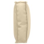 vidaXL Coussin de palette pour dossier beige 60x40x12 cm en tissu Oxford